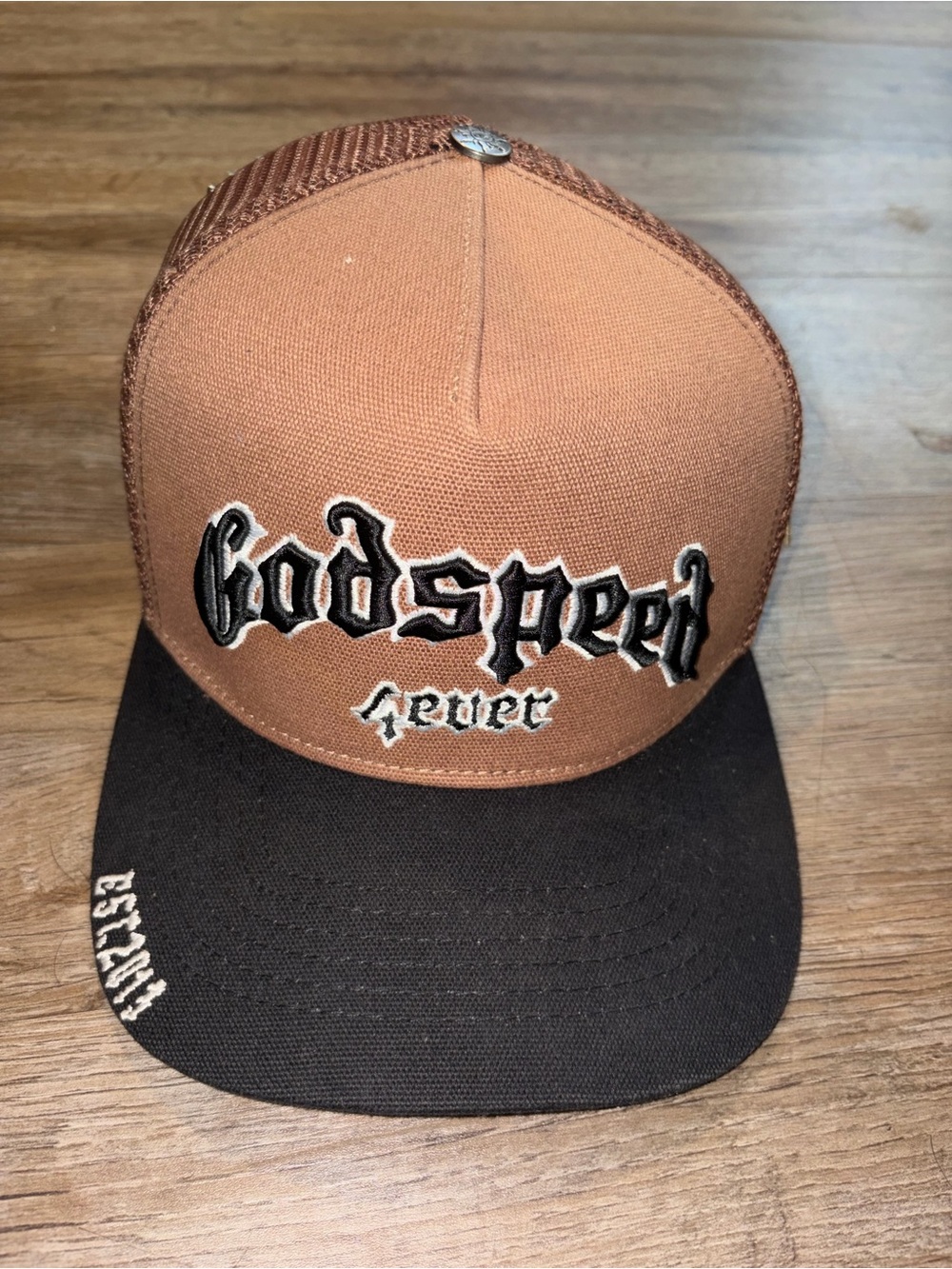 Godspeed Fever Two-Tone Brown Trucker Cap